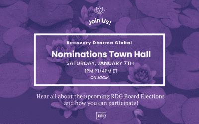 January 2023 Town Hall: Recovery Dharma Global Board Nominations and Ambassador Practice