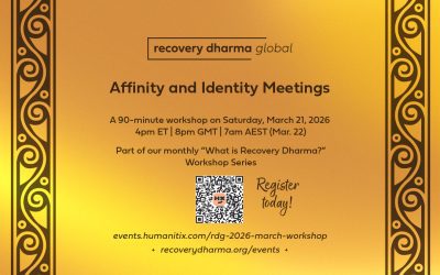 2026 Monthly Workshops – March – Affinity and Identity Meetings