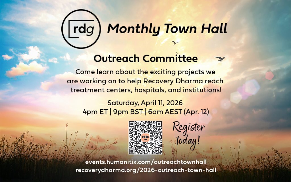 Informational image for the Outreach Committee Town Hall on Saturday, April 11th, 2026.