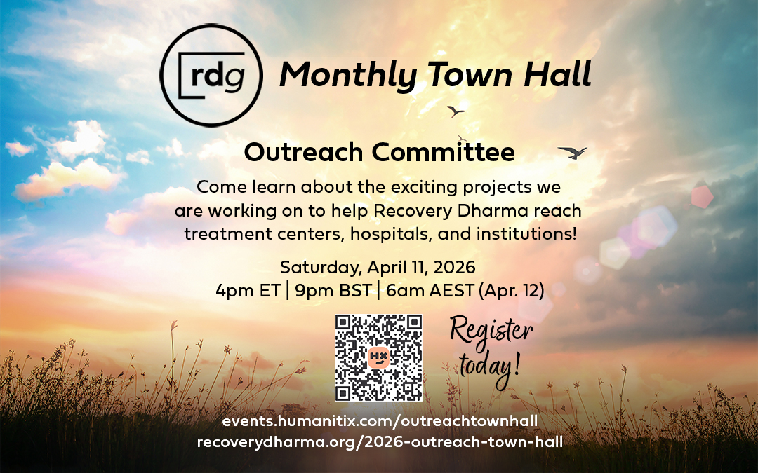 Informational image for the Outreach Committee Town Hall on Saturday, April 11th, 2026.