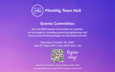 2026 Monthly Town Halls – October 03 – Events Committee Town Hall